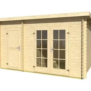Abri de jardin en bois Belmont 1 - L.420xP.288.8cm LASITAMAJA Authentique