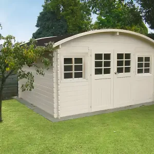 Abri de jardin bois DAINVILLE 2 - L.388xl.298xH.229cm SOLID Meilleure Vente