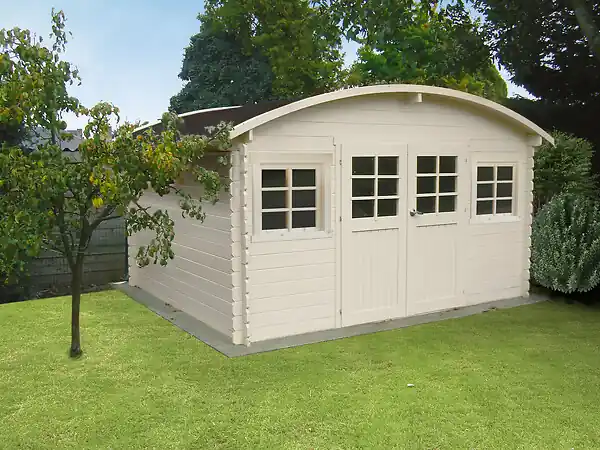 Abri de jardin bois DAINVILLE 2 - L.388xl.298xH.229cm SOLID Meilleure Vente