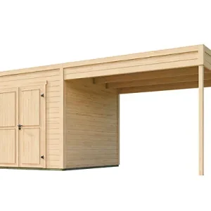 Abri de jardin en bois FYNN 3 - L.600xP.307.4cm LASITAMAJA Commander Maintenant
