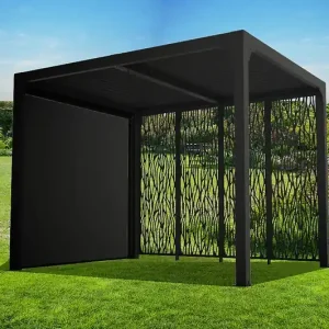 Commander Maintenant Pergola bioclimatique aluminium - L.240xH.235xP.300cm HABRITA