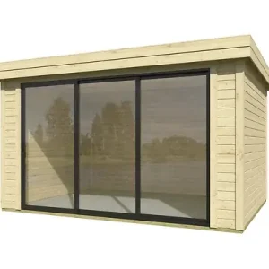 Livraison Express Abri de jardin bois SCALA 2 Naturel - L.400xH.228xP.280cm LASITAMAJA