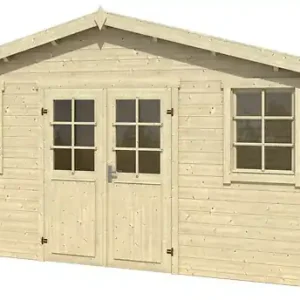 Abri de jardin en bois Udo 300 - 13,97 m² LASITAMAJA Top Vente