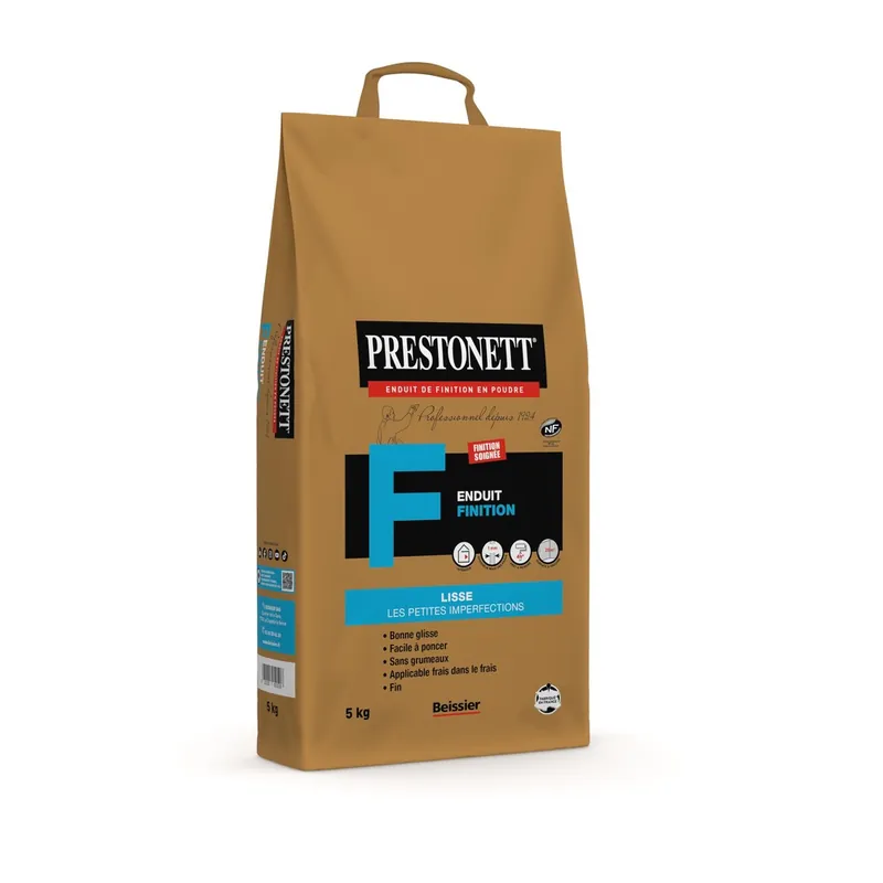 Nouvelle Collection Enduit de lissage en poudre type F 5KG PRESTONETT