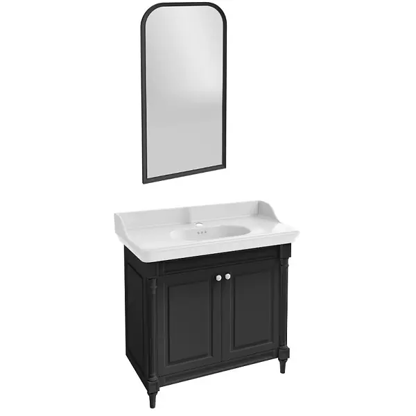 Meuble salle de bain Cléo 1889 plan vasque + miroir JACOB DELAFON Populaire