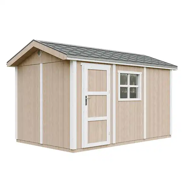 Nouveauté Abri de Jardin Qualité Premium 8,68 m² - H252x250x412 cm - Construction de Panneaux LP Smartside - Timbela M914-TERRA BROWN