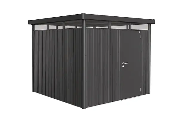 Abri de jardin métal HighLine H4 - L.275xH.222xP.275cm BIOHORT Réduction