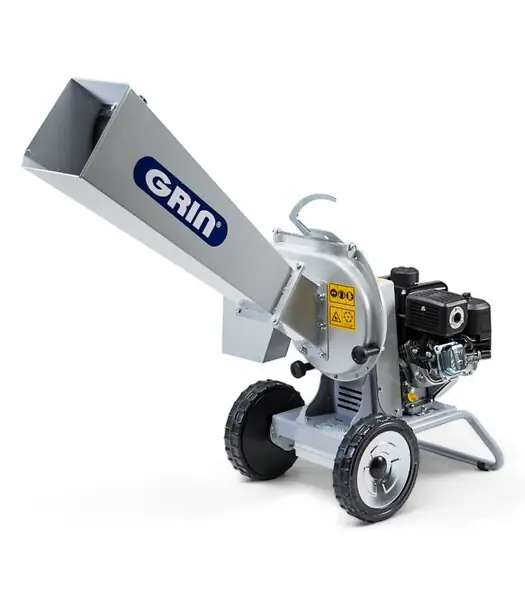 Broyeur de végétaux thermique GRIN, 50mm, Briggs Stratton 208cc, démarrage électrique - BIOCH50 Dernier Modèle