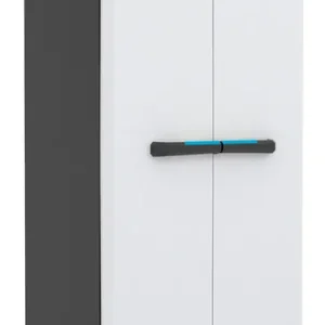 Armoire haute Linear grise et noire ABM Expédition Rapide