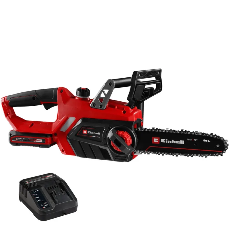 Seulement Aujourd'hui Tronçonneuse à batterie 18 V guide 25 cm GE-LC 18 Li Kit EINHELL