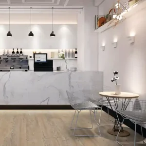 Sol vinyle effet bois beige RIVOLI ép 5,7 mm 22,9 x 1250 cm compatible pièce humide 2m²/pqt GERFLOR Bon Marché