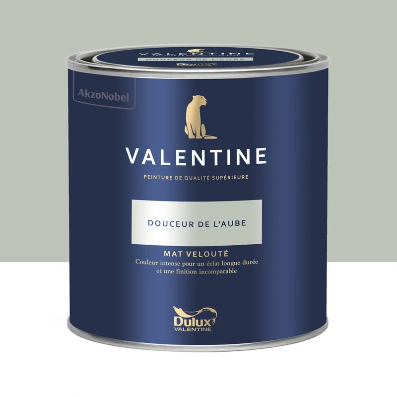 Peinture Valentine Mat Velouté Douceur de l‘Aube 0,5L - DULUX VALENTINE Certifié
