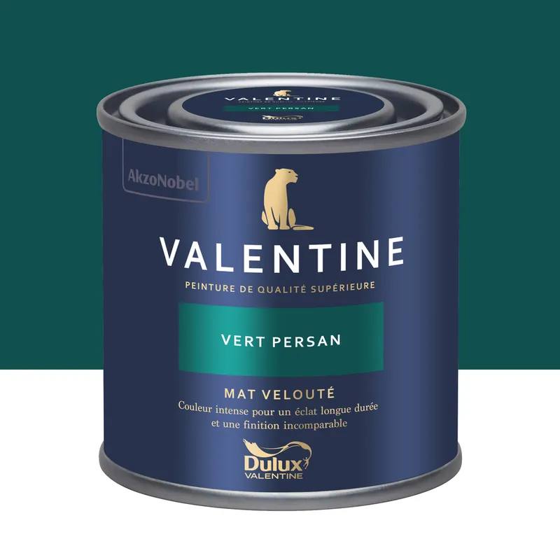 Achetez Aujourd'hui Peinture Valentine Mat Velouté Vert Persan 0,125 L - DULUX VALENTINE