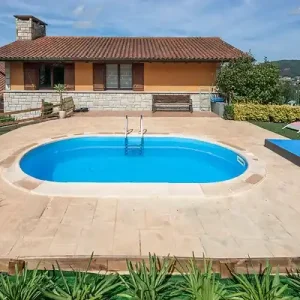 Piscine enterrée acier Madagascar - L.700xH.150xP.320cm GRE Prix Choc