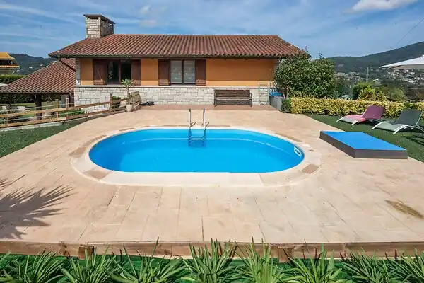 Piscine enterrée acier Madagascar - L.700xH.150xP.320cm GRE Prix Choc