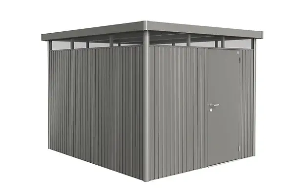 Abri de jardin acier HighLine H5 - L.275xl.315xH.222cm BIOHORT Nouvel Arrivage
