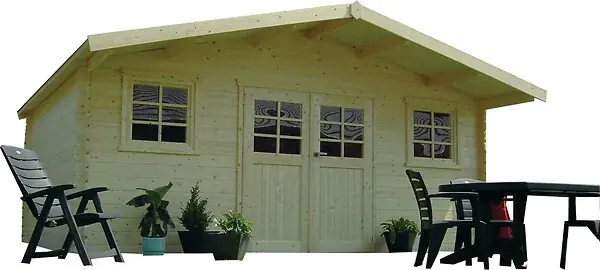 Abri jardin bois Zurich - L.508xl.388xH.253cm SOLID Nouvelle Collection