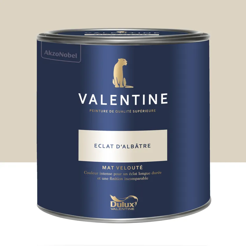 Bon Plan Peinture Valentine Mat Velouté Éclat d‘Albâtre 2 L - DULUX VALENTINE