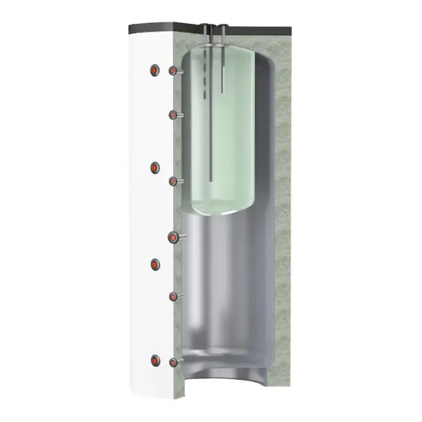 Ballon combiné avec stockage eau chaude sanitaire 1500 L sans échangeur - THERMADOR - BBM1500HE Promotion