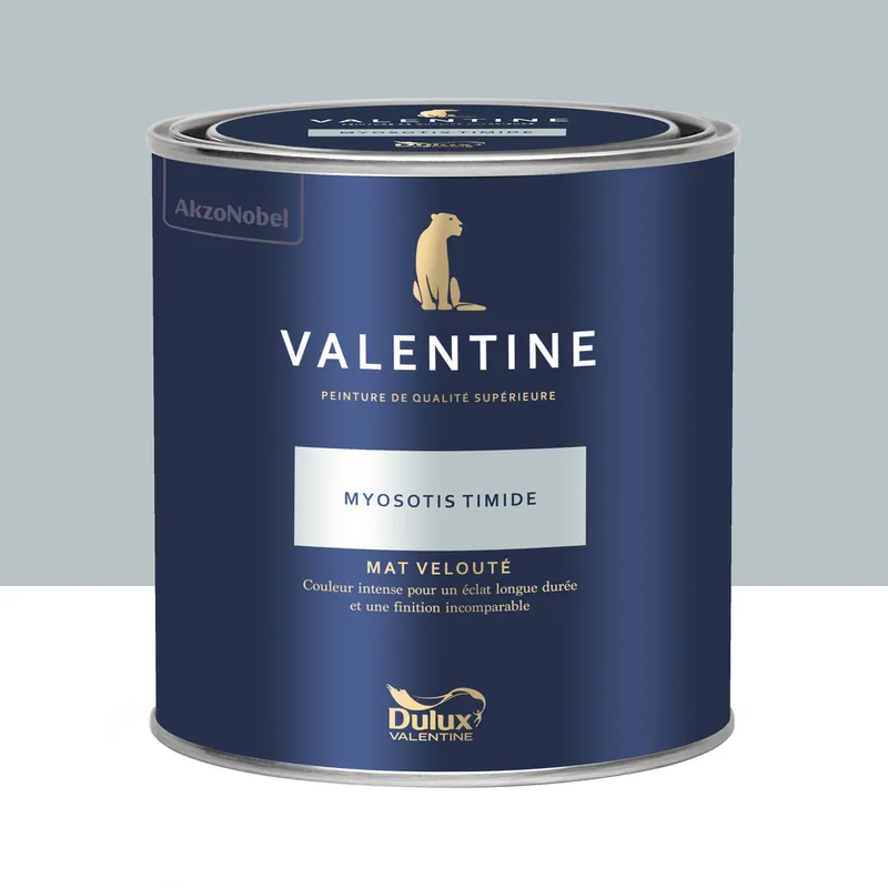 Bon Plan Peinture Valentine Mat Velouté Myosotis Timide 0,5L - DULUX VALENTINE