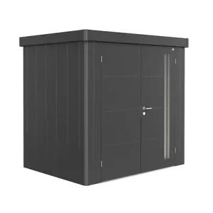 Soldes Abri jardin métal Neo 1B double - L.236xl.180xH.222cm BIOHORT
