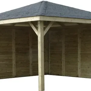 Kiosque en bois - L.437xl.437cm SOLID Réduction