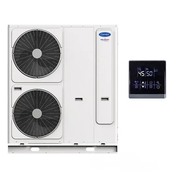 Meilleur Choix Pompe à chaleur Air / Eau monobloc AquaSnap avec appoint électrique Carrier 12 kW Monophasé