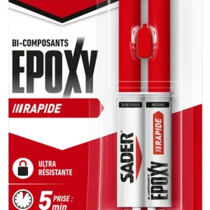 Colle bi-composant époxy 25 ml SADER Prix Cassé
