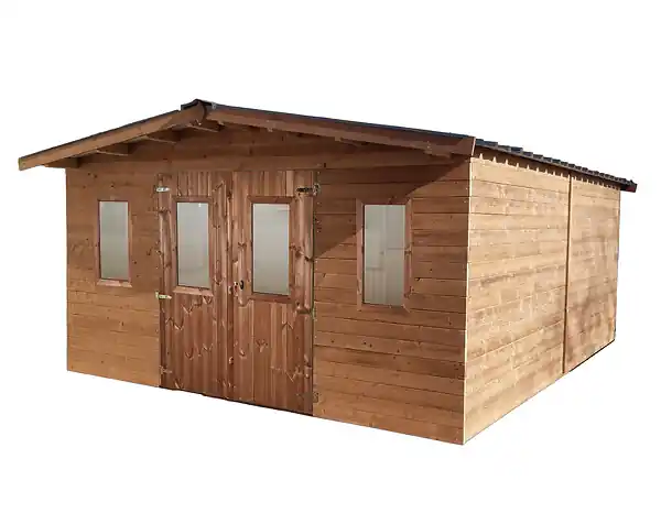 Abri de jardin bois épicéa - L.434xP.560xH.233cm HABRITA Meilleur Choix
