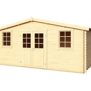 Abri de jardin en bois Wels 5 - L.526xH.265xP.438cm LASITAMAJA Vente Directe
