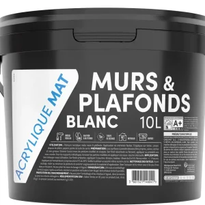 Peinture intérieure Murs et Plafonds Acrylique Blanc MAT 10 L TDP Offre Limitée