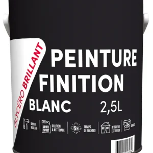 Nouveauté Laque Glycero Blanc Brillant 2.5 L TDP