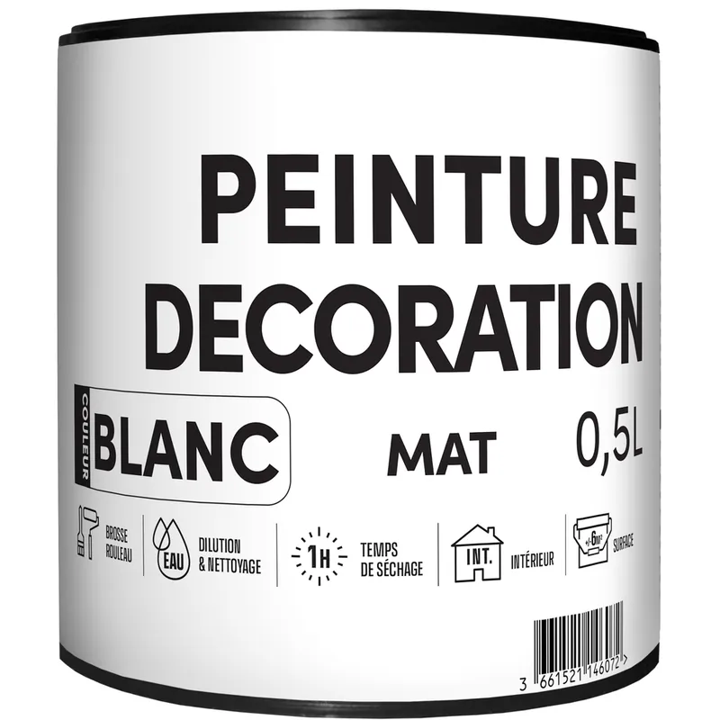 Peinture Acrylique Mat 0.5 L TDP Acheter Direct