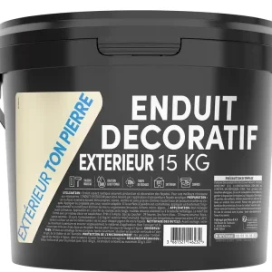ENDUIT Extérieur aspect crépi ton pierre 15 KG TDP Commander Maintenant