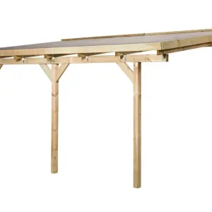 Meilleure Vente Pergola adossée - 671 Imprégné - 257 x 115 cm - WEKA