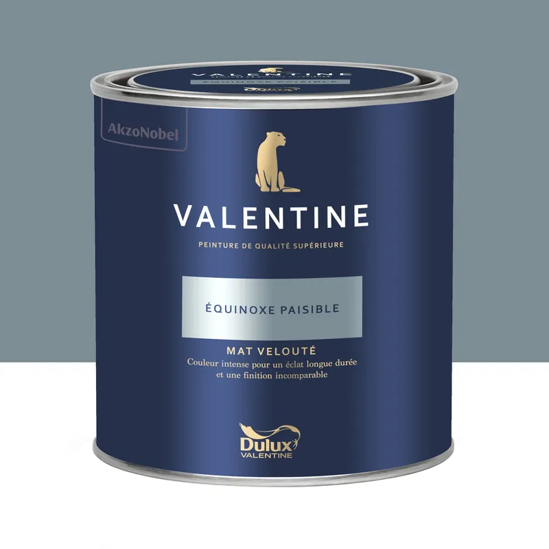 Peinture Valentine Mat Velouté Équinoxe Paisible 0,5L - DULUX VALENTINE Affaire À Saisir