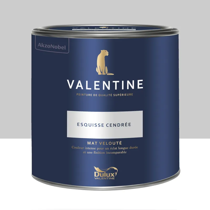 Bon Marché Peinture Valentine Mat Velouté Esquisse Cendrée 2 L - DULUX VALENTINE
