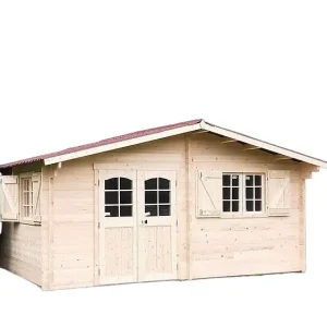 Expédition Rapide Abri de jardin bois Nancy - L.500xl.400cm HABRITA