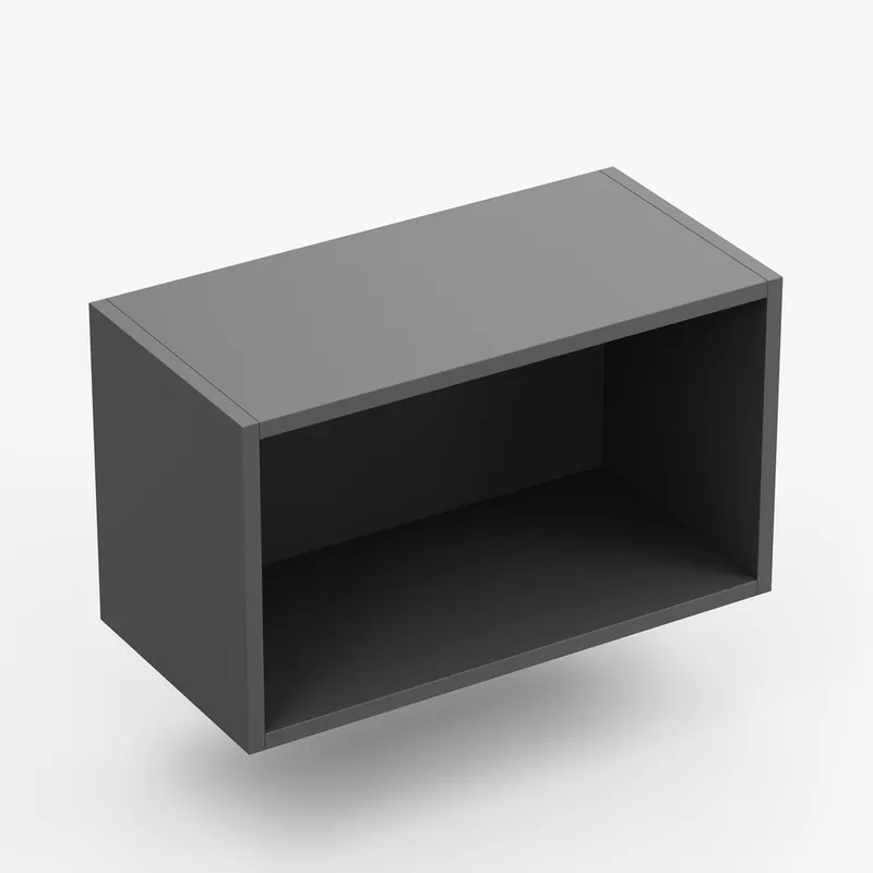 Caisson cuisine haut graphite gris déco L 60 x P 30 x H 35 cm OFITRES Livraison Express