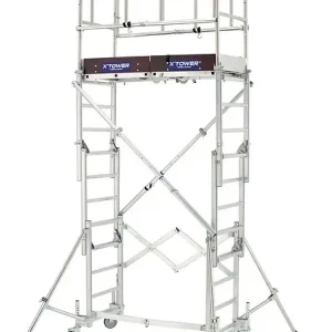 Echafaudage Roulant X‘tower 2m80 Plancher (4m80 Travail) TUBESCA COMABI Affaire À Saisir