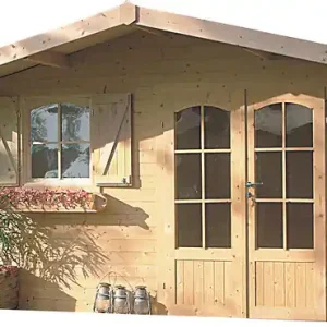Retour Gratuit Abri de jardin bois Chamonix - L.388xl.328cm SOLID