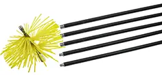 Kit de ramonage canne de 7 m hérisson nylon diamètre 150 mm AUTOGYRE Seulement Aujourd'hui