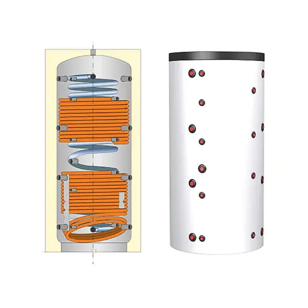 Ballon combiné 2000 L 2 échangeurs acier - THERMADOR - BSE2000HE Nouveauté