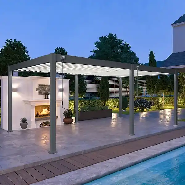 Pergola bioclimatique Ombréa - 4x6m OMBREA Commande En Gros