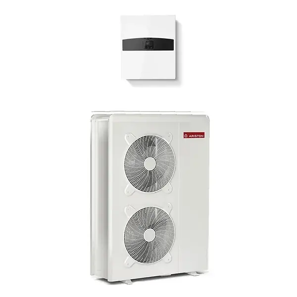 Pompe à chaleur Connecté Air / Eau monobloc Nimbus Plus M avec appoint électrique Ariston 15 kW Monophasé Promotion