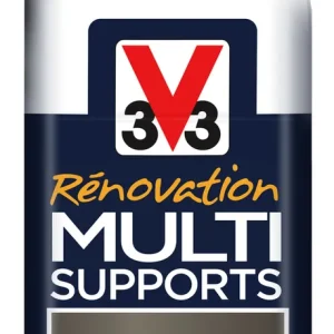 Peinture de rénovation multisupports finition satinée argent métallisé 75 ml V33 Populaire