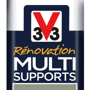 Expédition Rapide Peinture de rénovation multisupports finition satinée vert kaki 75 ml V33