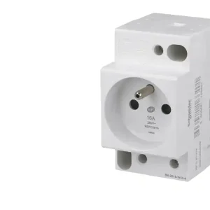 Prise tableau électrique modulaire 2 pôles + terre peignable 16A - Resi9 XP SCHNEIDER ELECTRIC Nouvelle Collection