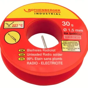 Nouveauté Bobine d‘étain radio 1,5 mm 30 g