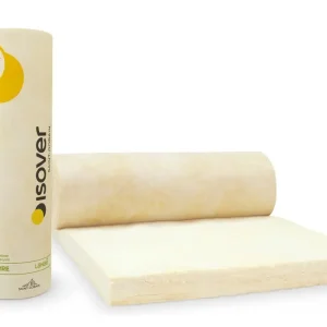 Offre Limitée Rouleau de laine de verre nue ISOCONFORT- Épaisseur 140 mm - l.1,2 x L.2,00 m ISOVER